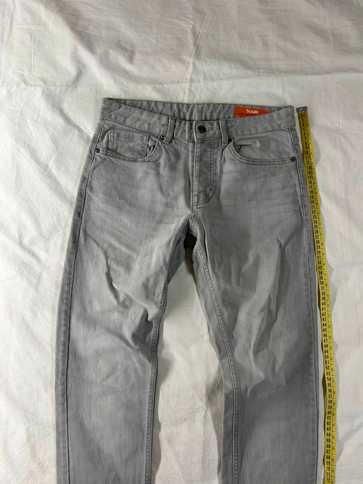 Jean slim gris Jules taille W26 L34 – photo 2
